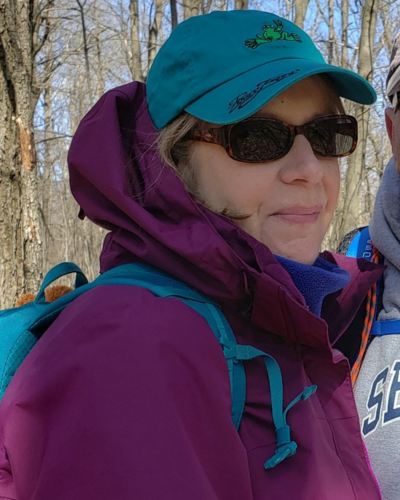 Kathy first became acquainted with the Ice Age Trail in 2017 through a Trailtessa winter hike. Photo by Kathy Waldera.