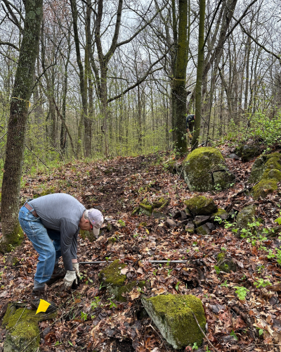 BEFORE Stonework. Photo by Lisa Szela.