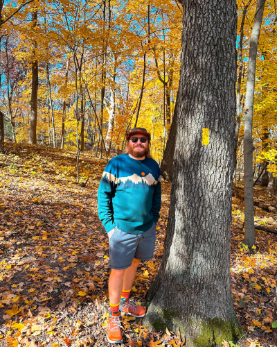 Hikers now have beautiful, blazed Trail to enjoy on the Waterville Segment. Photo by Julia Silvers.