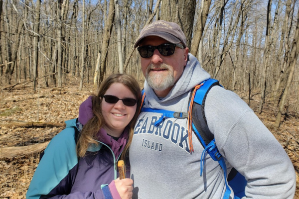 "When I turned 60, I decided I wanted to do 60 miles of the Trail. Then, my husband and daughter decided to join me. I’ve now done a total of 66 miles,” Kathy shared. Photo by Kathy Waldera.