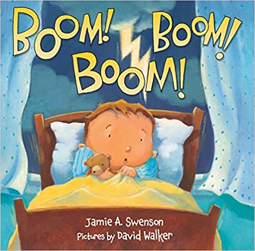 The cover of the picture book Boom! Boom! Boom! by Jamie Swenson