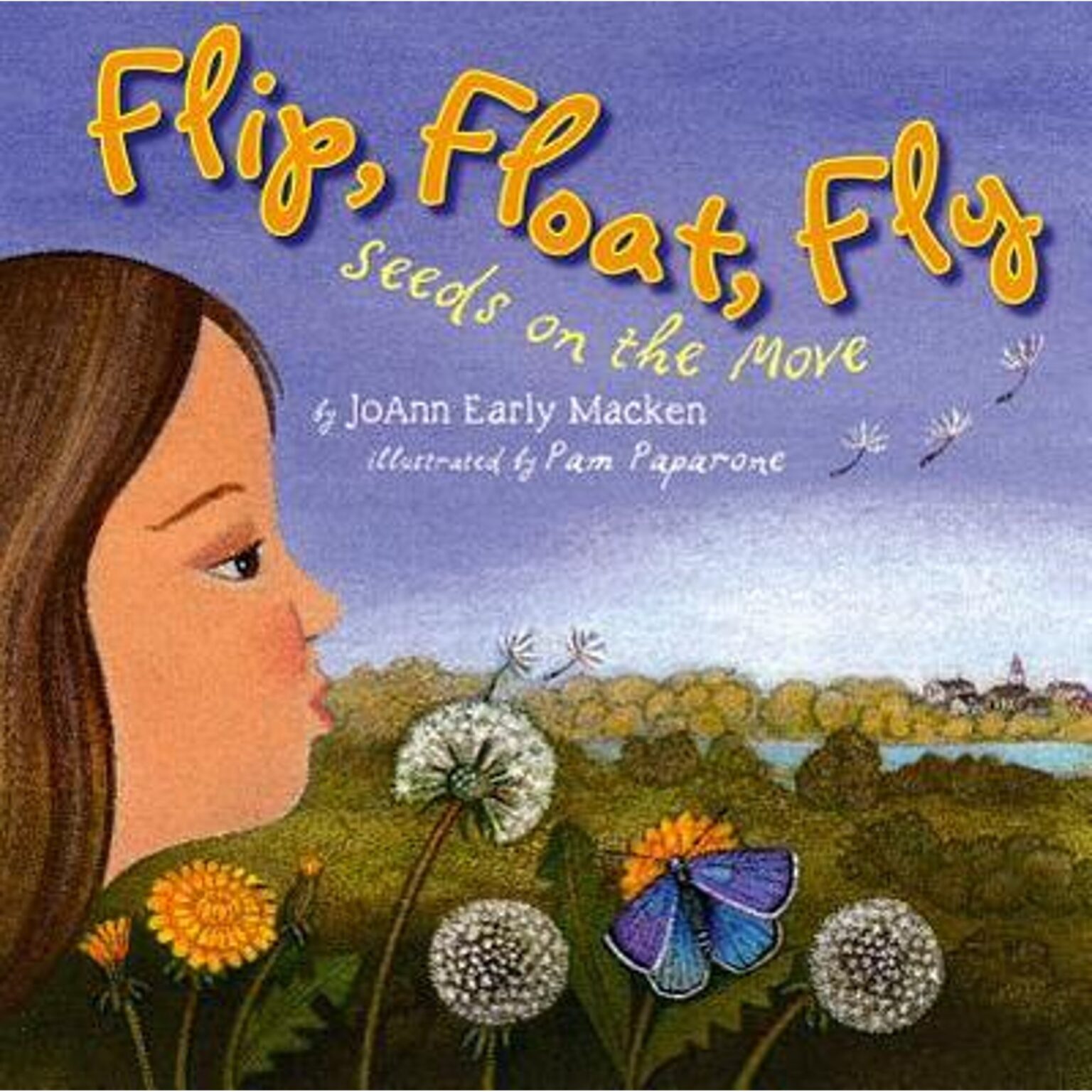 The cover of the picture book Flip! Float! Fly! by Joann Early Macken