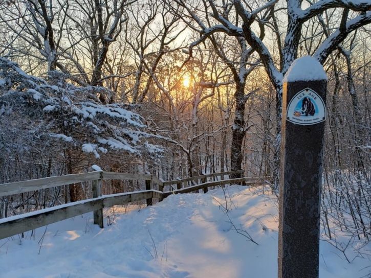 Waukesha/Milwaukee Chapter First Day Hike Lapham Peak Ice Age Trail