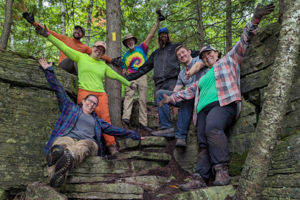 In 2023, a total of 220 volunteers for the Ice Age Trail earned recognition for the National Park Service’s VIP program. Photo by Dave Caliebe.