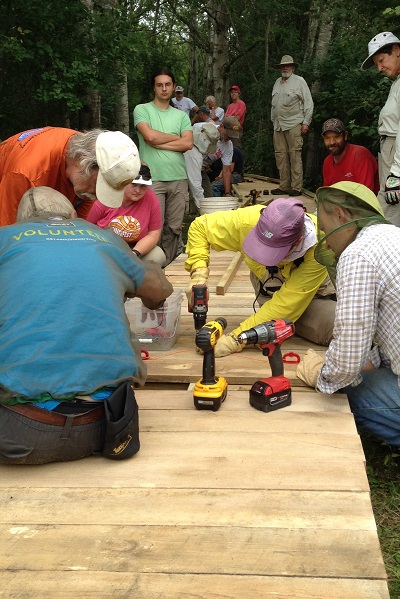 Ice Age Trail Alliance, Ice Age National Scenic Trail, Clover Valley, Mobile Skills Crew Program